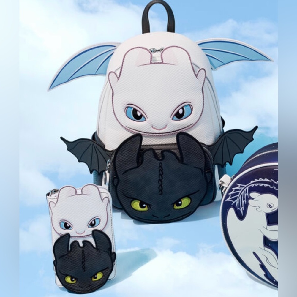 Loungefly How to Train Your Dragon Light & Night Fury Cosplay Set
